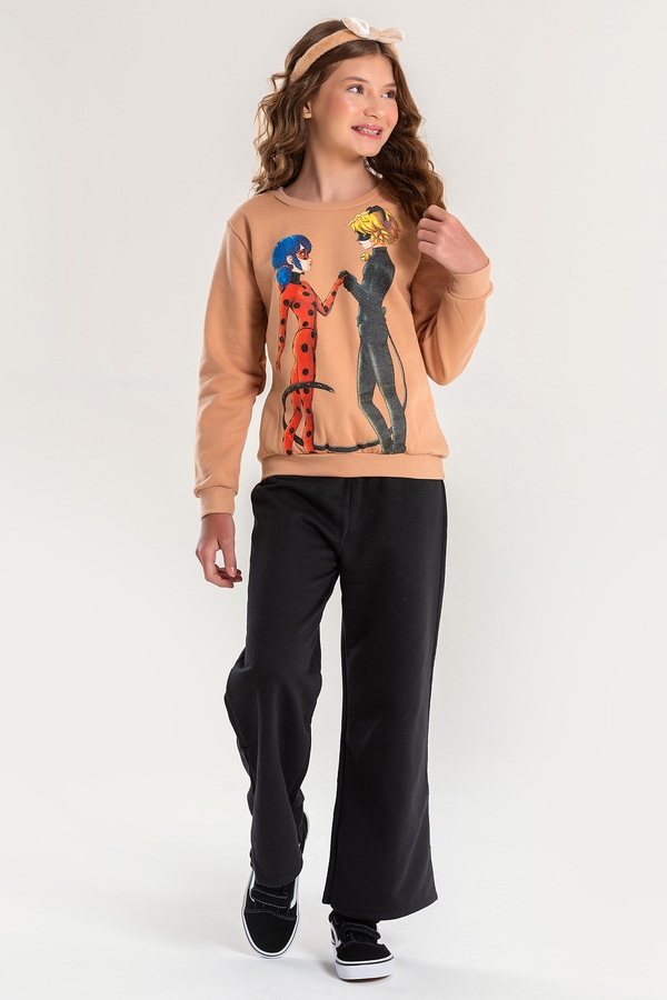 Conjunto Feminino Infantil Entrelaçados - Ladybug