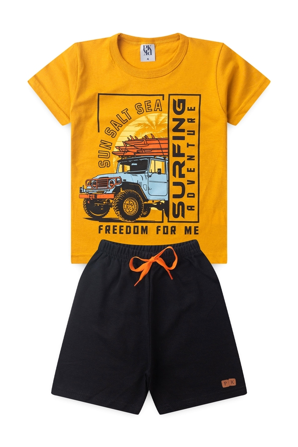 Conjunto Masculino Infantil Passeio na Praia