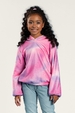 Casaco Feminino Infantil Tie Dye Fofinho