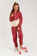 Conjunto Infantil Feminino Xadrez Detalhado