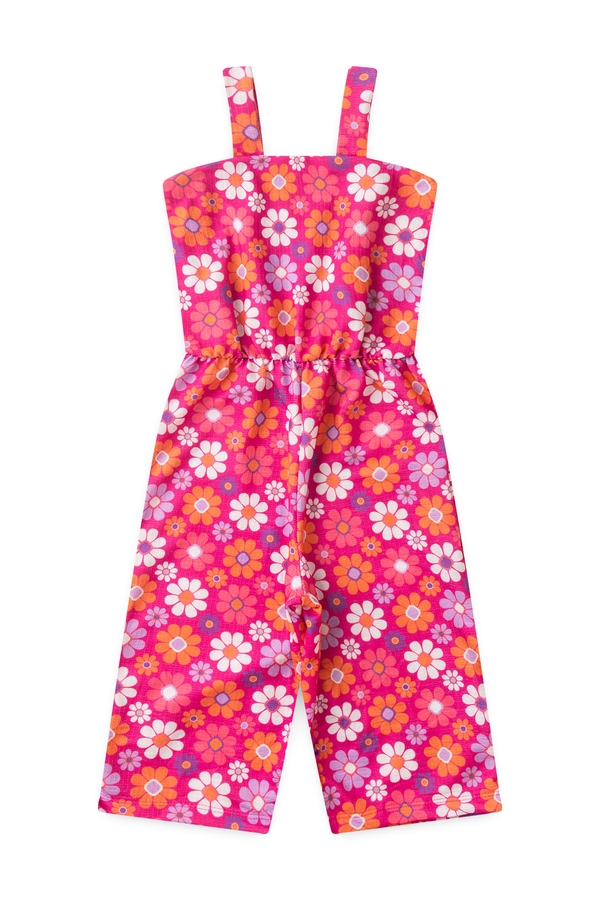 Macaquinho Feminino Infantil Flores&cores