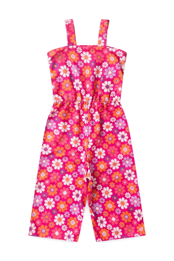 Macaquinho Feminino Infantil Flores&cores