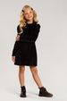 Vestido Feminino Infantil Veludo