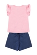 Conjunto Infantil Feminino Pelúcia da Hello Kitty - Hello Kitty