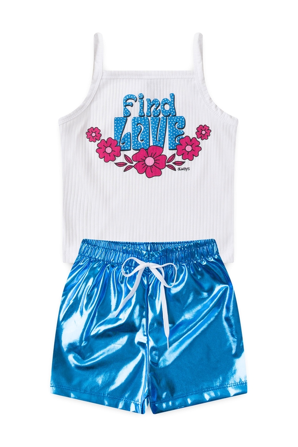 Conjunto Infantil Feminino Encontrar Amor