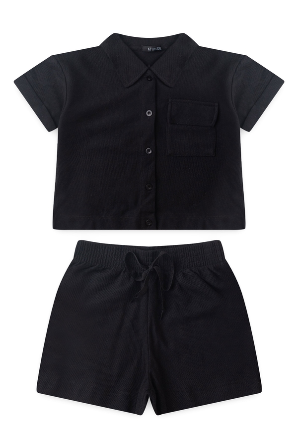 Conjunto Feminino Juvenil Garota Social