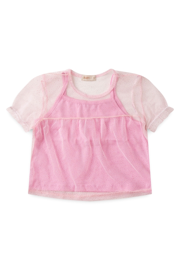 Cropped Feminino Infantil Brilho de Fada