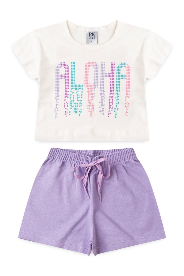 Conjunto Feminino Infantil Aloha Encantado