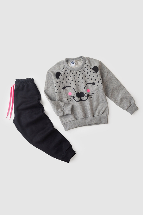 Conjunto Feminino Infantil Leoa Charmosa