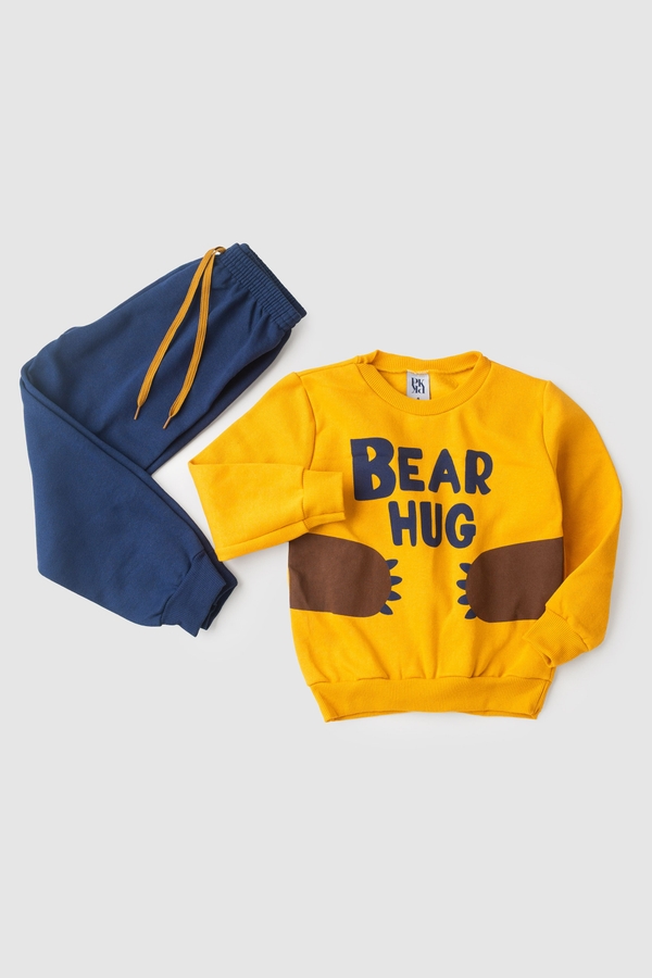 Conjunto Infantil Masculino Abraço de Ursinho