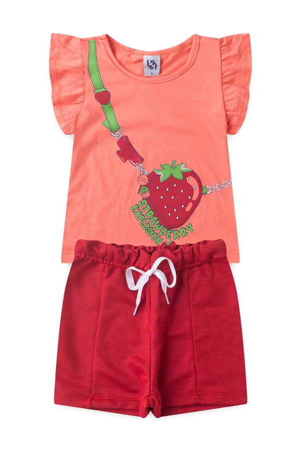 Conjunto Infantil Feminino Moranguete