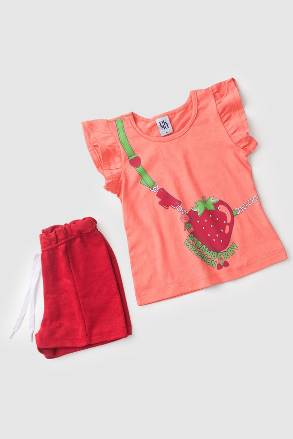 Conjunto Infantil Feminino Moranguete