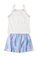 Conjunto Infantil Feminino Tule Oceânico