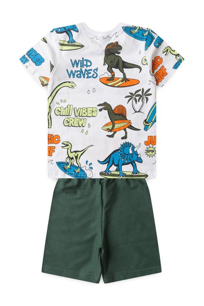 Conjunto Masculino Infantil Surfe Jurássico