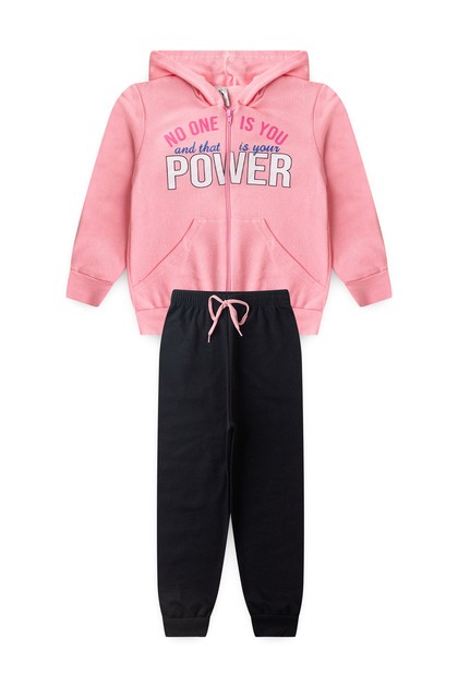 Conjunto Feminino Infantil Seu Poder