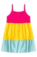 Vestido Feminino Infantil Mix de Cores