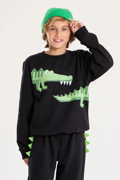 Conjunto Infantil Masculino Escama de Jacaré