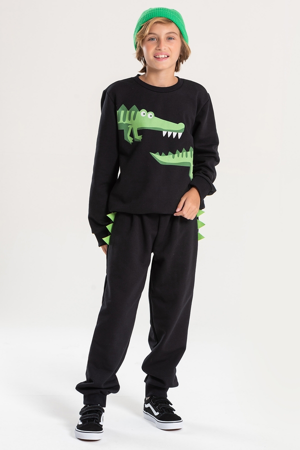 Conjunto Infantil Masculino Escama de Jacaré