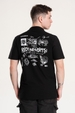 Camisa Masculina Adulto Através do Tempo e Espaço