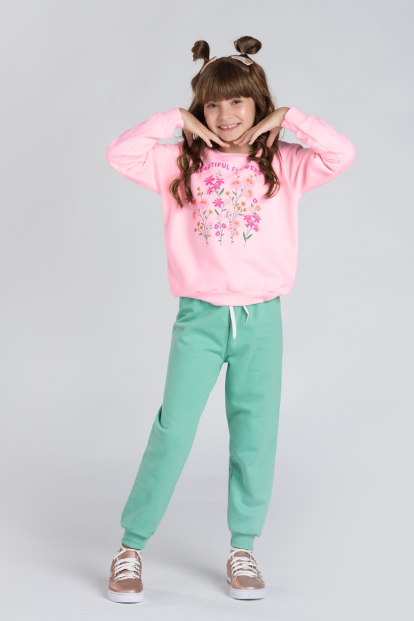 Conjunto Feminino Infantil Beautiful Flowers