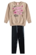 Conjunto Feminino Infantil Dia Divertido de Amor
