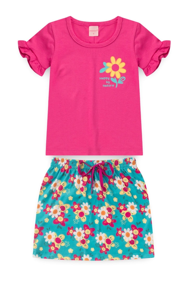 Conjunto Infantil Feminino Happy By Nature