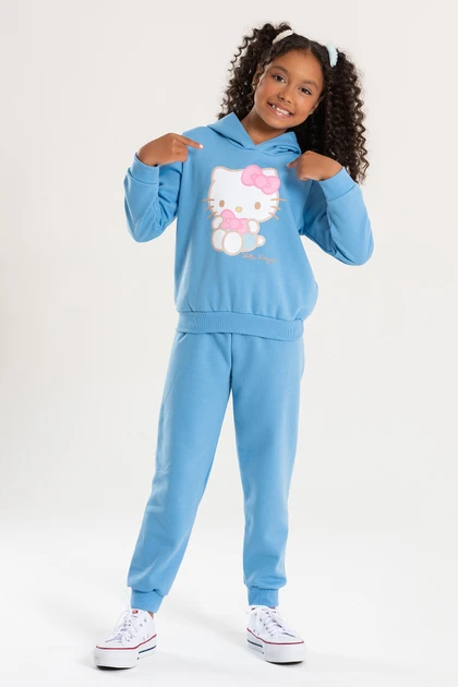 Conjunto Feminino Infantil Lacinho da Gatinha - Hello Kitty