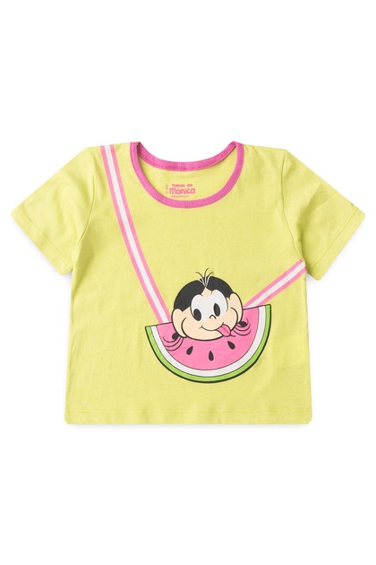 Conjunto Feminino Infantil Magali Faminta - Turma da Mônica