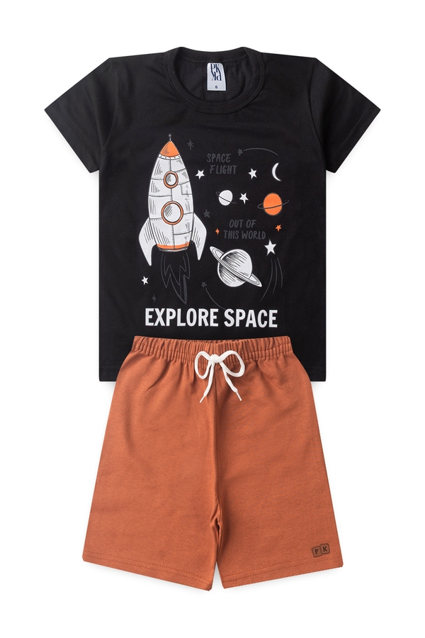 Conjunto Masculino Infantil Vôo Espacial