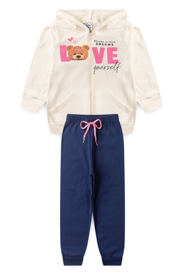 Conjunto Feminino Infantil Acredite em Seus Sonhos