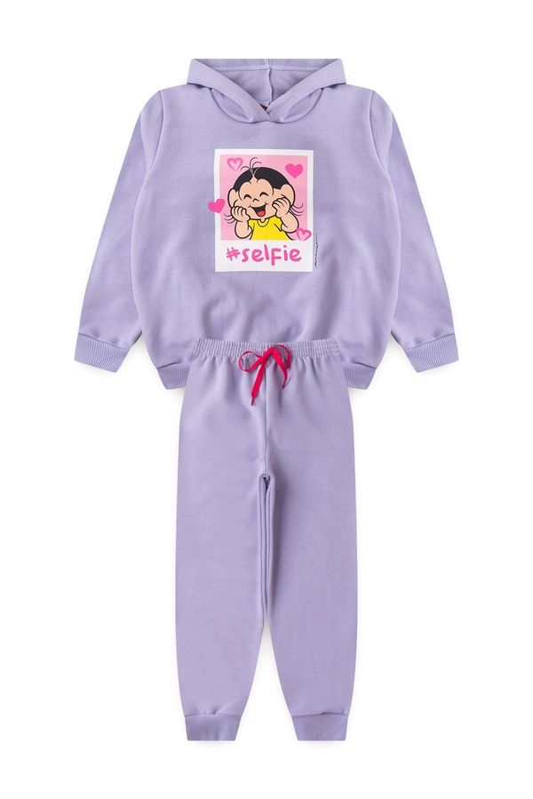 Conjunto Feminino Infantil Magali Amável - Turma da Mônica