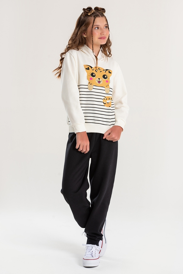 Conjunto Feminino Infantil Bebê Oncinha