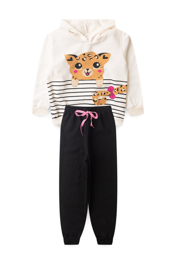 Conjunto Feminino Infantil Bebê Oncinha