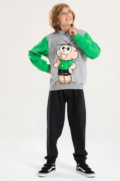 Conjunto Masculino Infantil Travessuras - Turma da Mônica