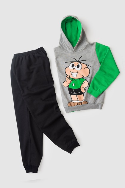 Conjunto Masculino Infantil Travessuras - Turma da Mônica