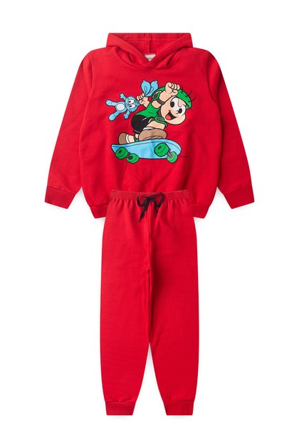 Conjunto Masculino Infantil Brincadeira de Criança - Turma da Mônica