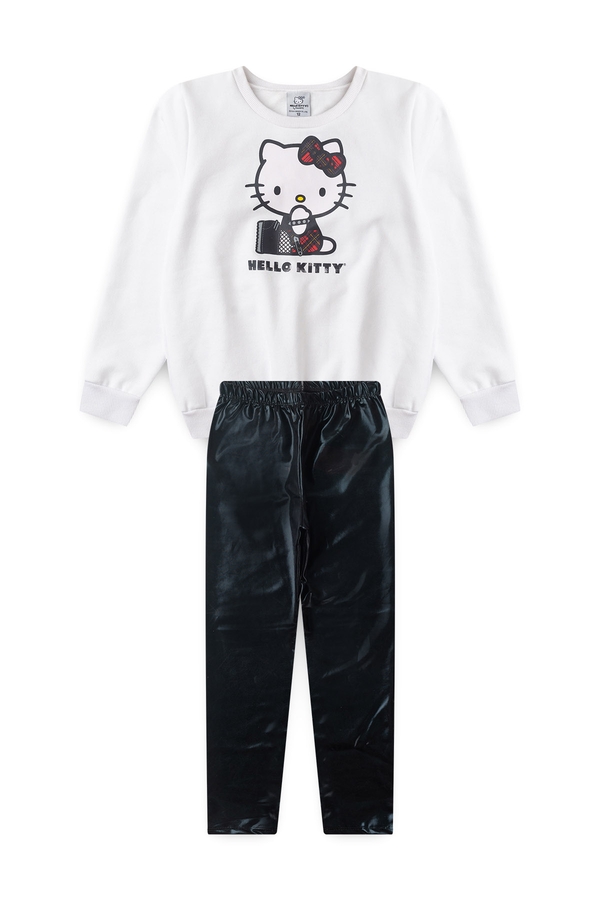 Conjunto Feminino Infantil Estilo da Gatinha - Hello Kitty