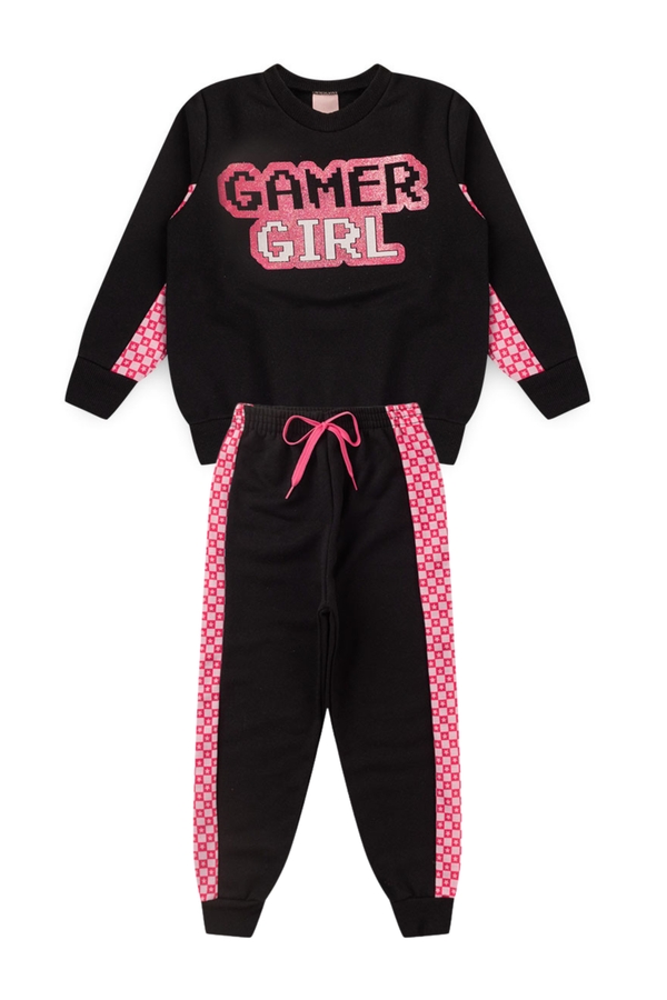 Conjunto Infantil Feminino Gamer Girl