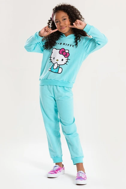 Conjunto Feminino Infantil Gatinha Pequenina - Hello Kitty