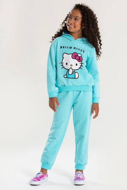 Conjunto Feminino Infantil Gatinha Pequenina - Hello Kitty