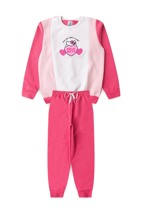 Conjunto Feminino Infantil Sorriso Ao Coração - Hello Kitty