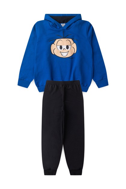 Conjunto Masculino Infantil Sorridente - Turma da Mônica