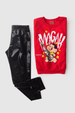 Conjunto Feminino Infantil Magali Roqueira - Turma da Mônica