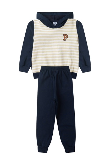 Conjunto Infantil Masculino Listras Patch