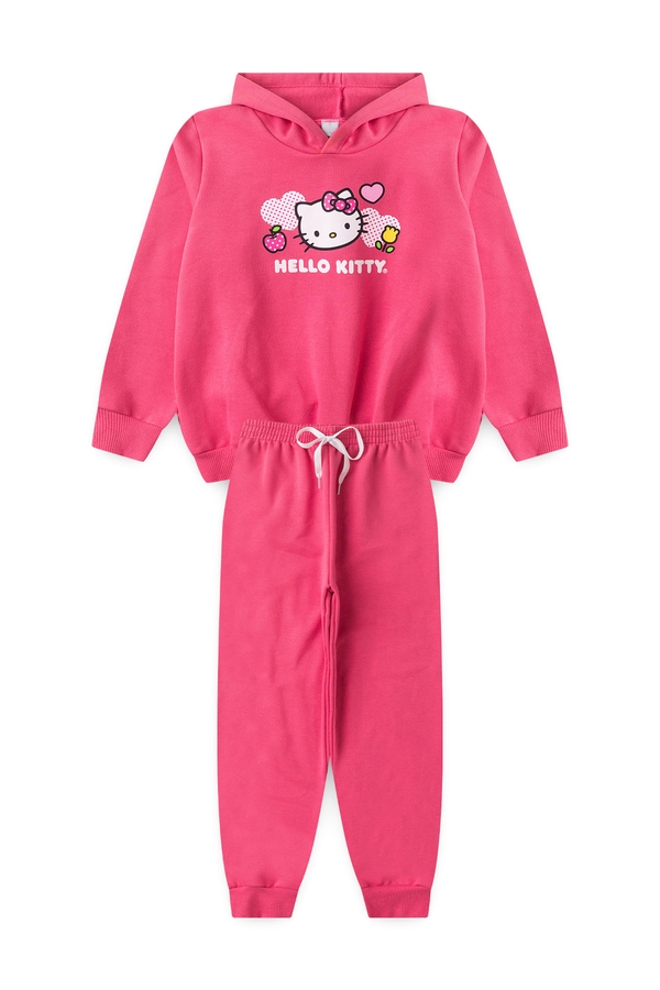Conjunto Feminino Infantil Gatinha de Poá - Hello Kitty