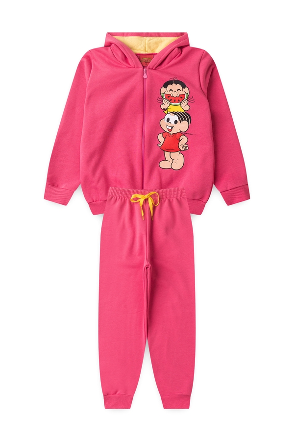 Conjunto Feminino Infantil Magali Comilona - Turma da Mônica