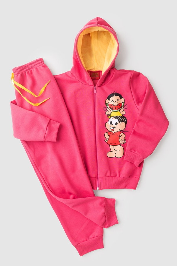 Conjunto Feminino Infantil Magali Comilona - Turma da Mônica