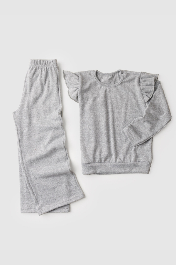 Conjunto Feminino Infantil Inverno Quentinho