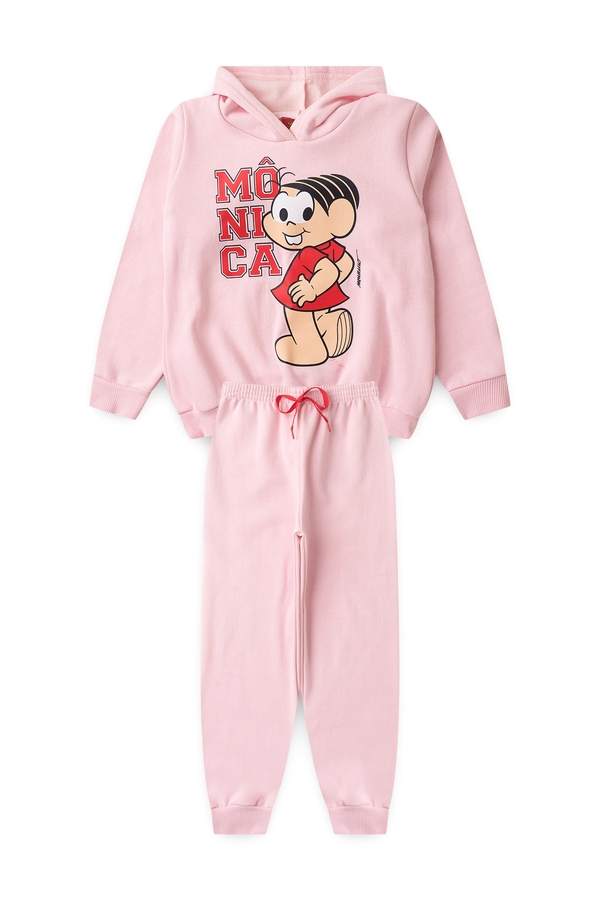 Conjunto Feminino Infantil Posando - Turma da Mônica