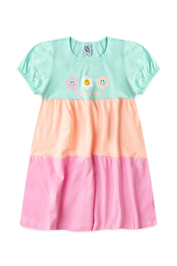 Vestido Feminino Infantil Florista